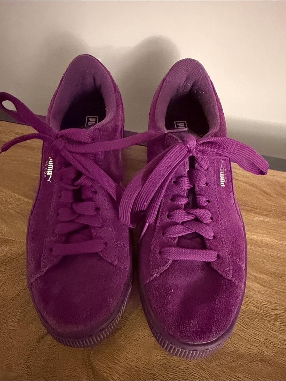 Puma Suede Classic Sneakers in Deep Purple